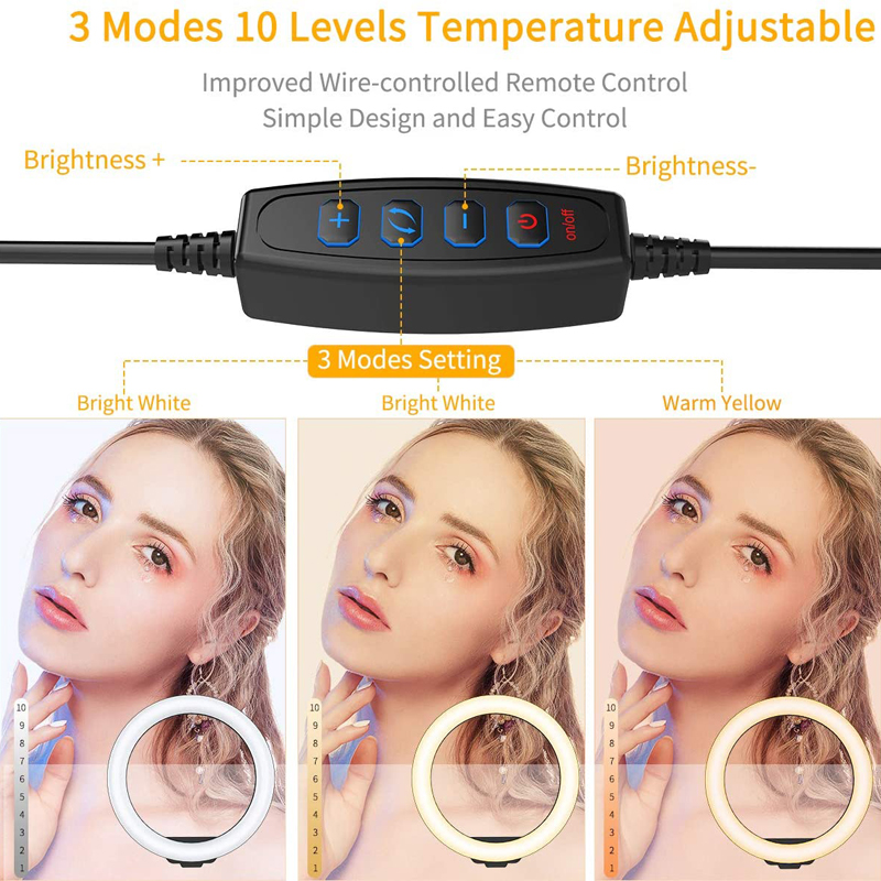 16/26/33cm Selfie Ring Light P - огляд і ціна Photography Lighting Description