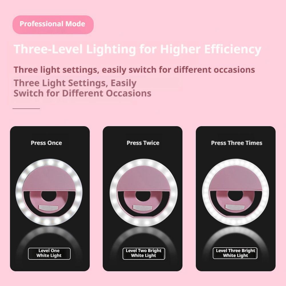 Clip On Selfie Ring Light Rech - огляд і ціна Photography Lighting Description