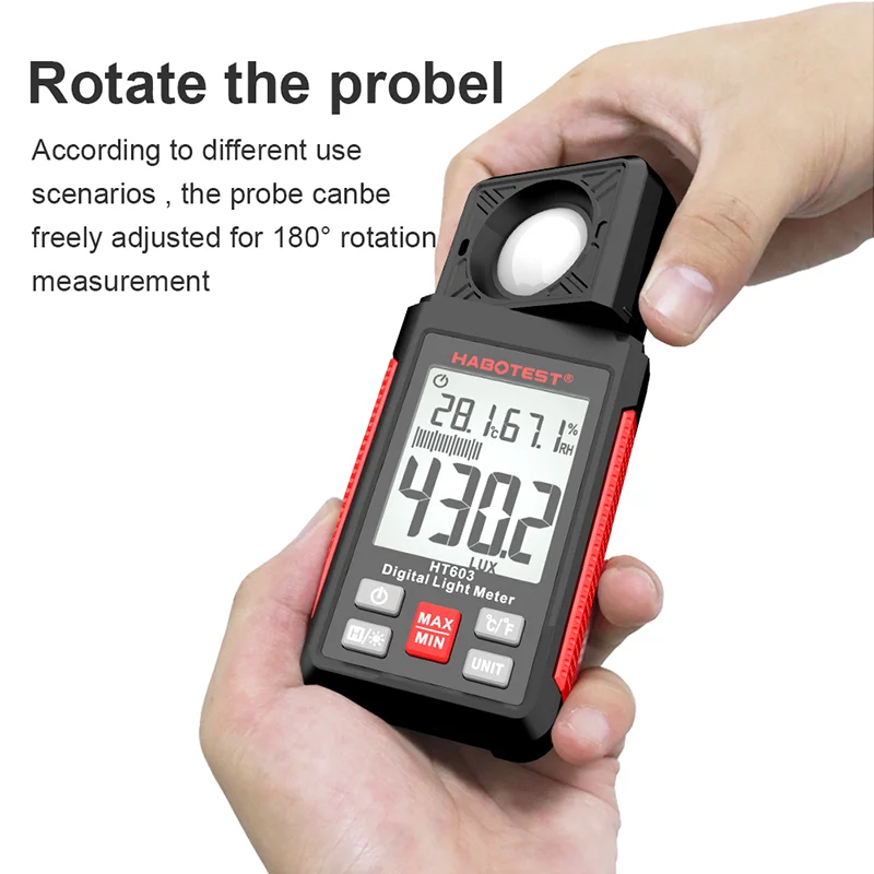 HT603 Digital Lux Meter 0~200, - огляд і ціна Photography Lighting Meter