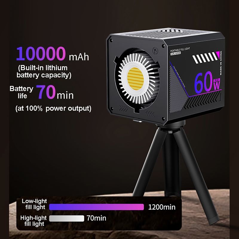 60W RGB Video Light Portable L - огляд і ціна Photography Lighting Meter