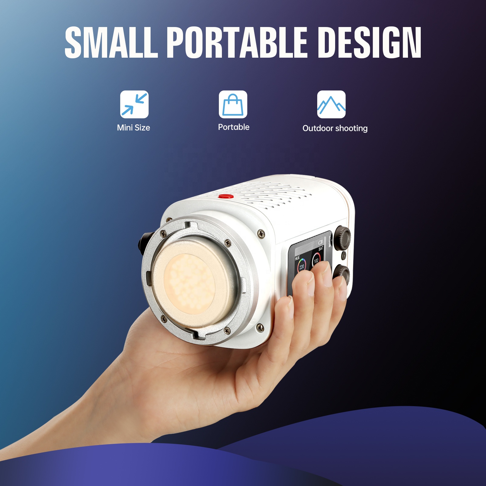 JINBEI EF-60BI 60w Photography - огляд і ціна Photography Lighting Handheld